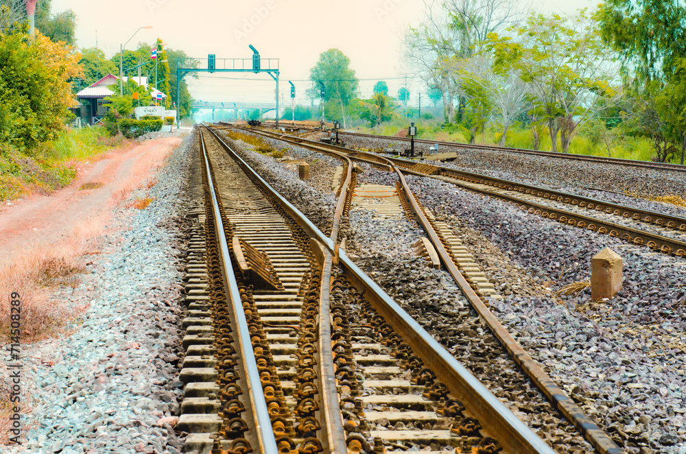 Fototapeta premium Ban Ma Railway Station