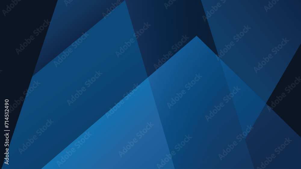 Obraz premium Abstract light and dark blue gradient background. Modern abstract blue design with screen and overlay layers.