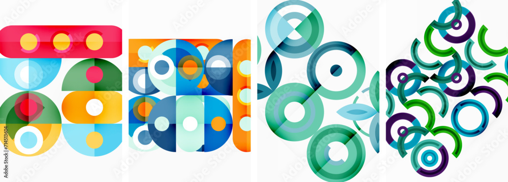 Round geometric elements and circles in background design for wallpaper, business card, cover, poster, banner, brochure, header, website Round geometric elements and circles in background design for wallpaper, business card, cover, poster, banner, brochure, header, website