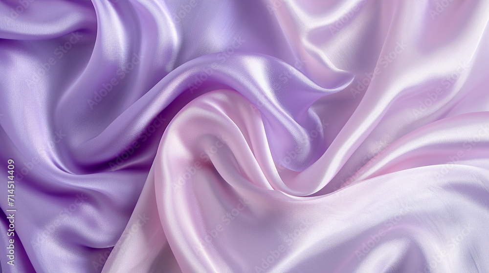 Obraz premium Pale Lilac and Medium Lavender silk background