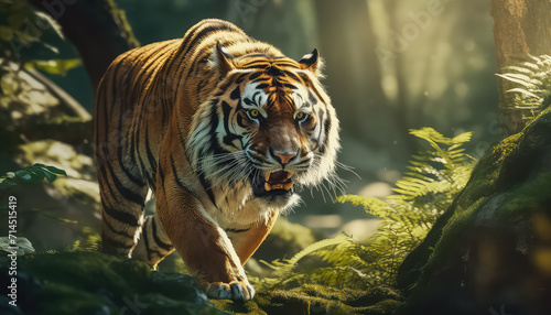 Ferocious tiger in wild jungle © terra.incognita