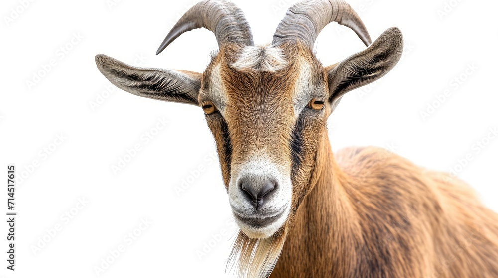 goat on isolated white background. goat on isolated white background.