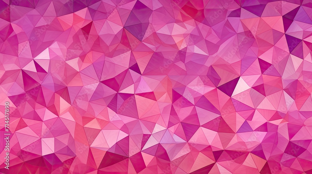 A pattern of triangles in shades of purple and pink A pattern of triangles in shades of purple and pink