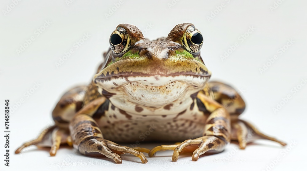 frog on isolated white background. frog on isolated white background.