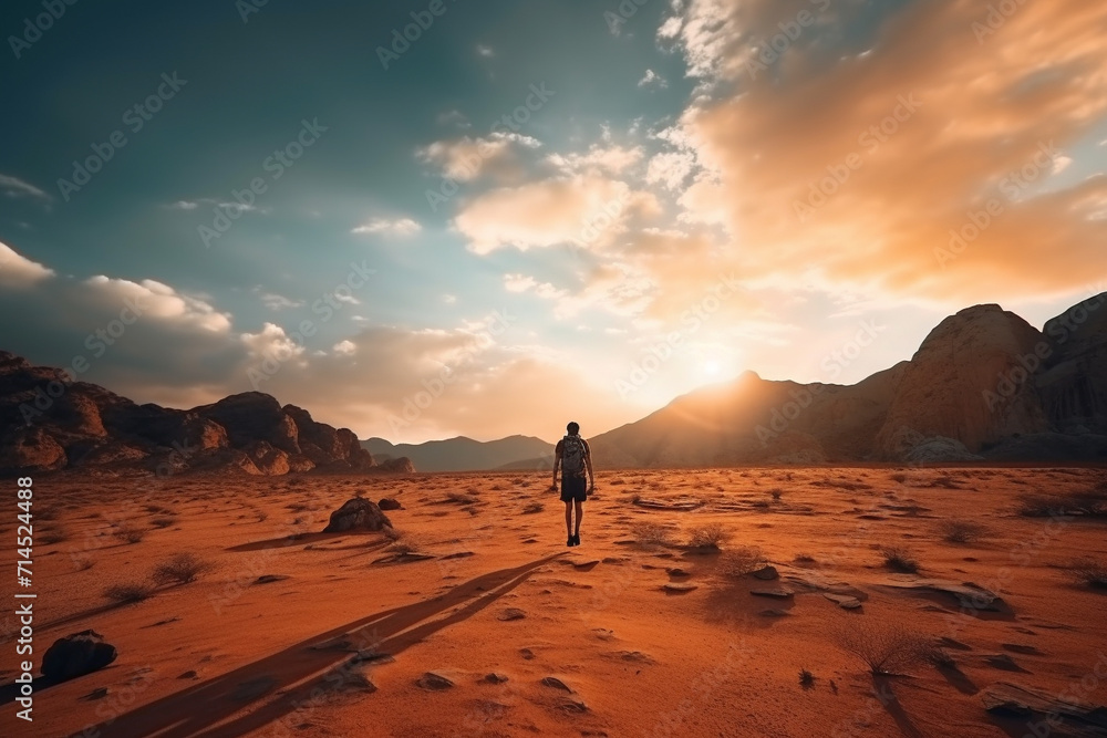 Desert Explorer at Sunset.