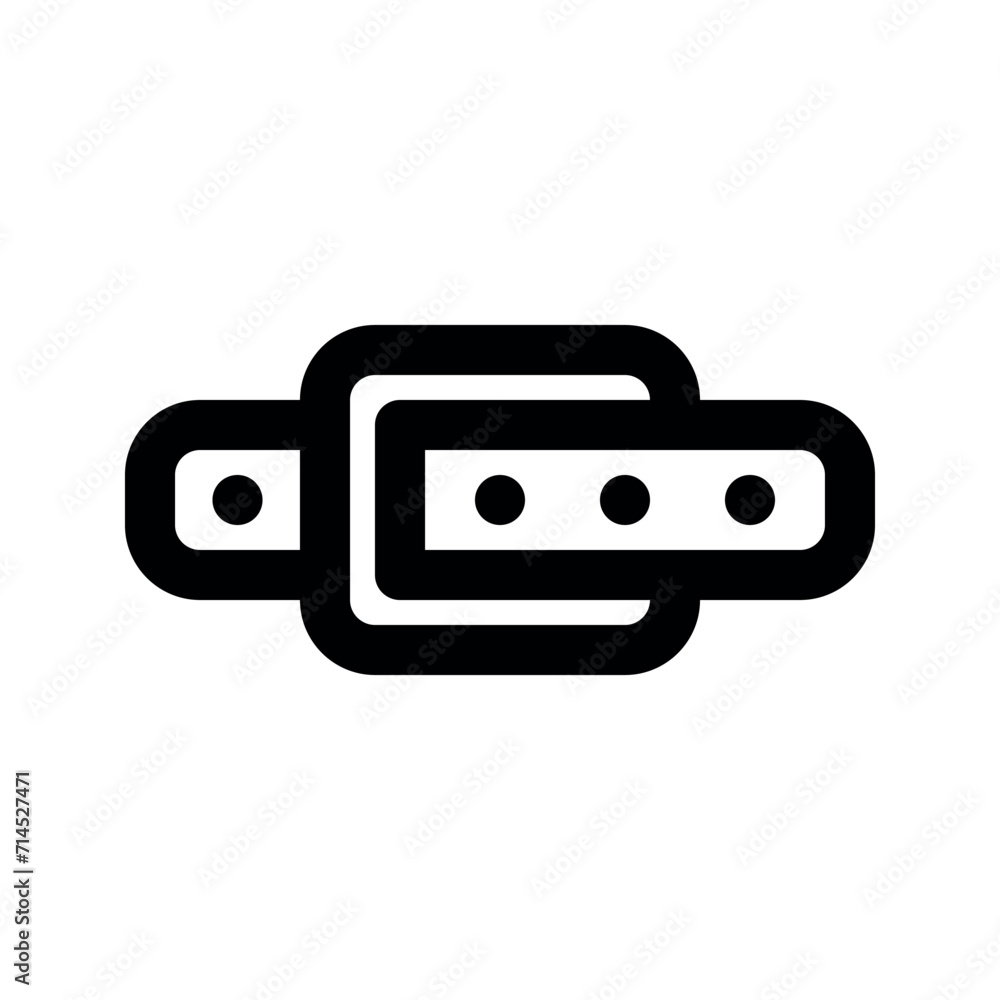 Illustration vector graphic icon of Belt. Outline Style Icon. Clothes Themed Icon. Vector illustration isolated on white background. Perfect for website or application design. Illustration vector graphic icon of Belt. Outline Style Icon. Clothes Themed Icon. Vector illustration isolated on white background. Perfect for website or application design.
