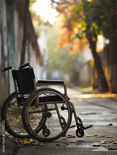 Photo of a wheelchair © talkative.studio
