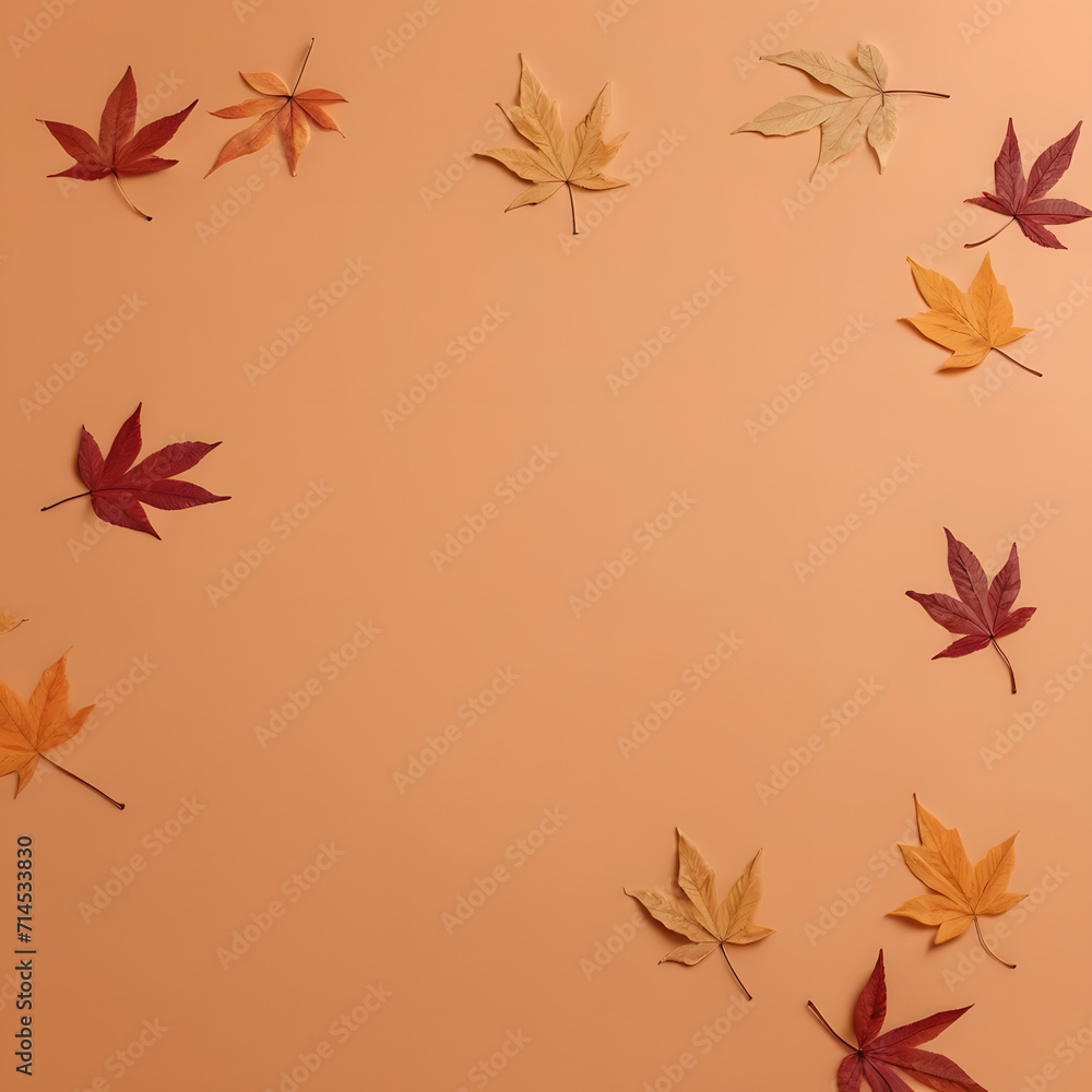 Minimal pattern autumn holiday concept, aesthetic Minimal pattern autumn holiday concept, aesthetic
