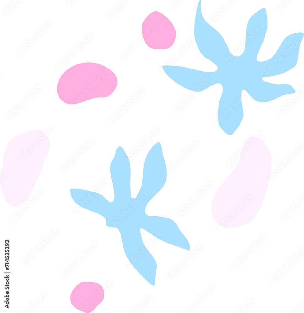 illustration of a set of drops , abstract shape , pastel color theme illustration of a set of drops , abstract shape , pastel color theme