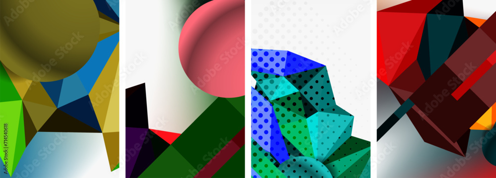 3d sphere and 3d low poly triangle design. Vector illustration For Wallpaper, Banner, Background, Card, Book Illustration, landing page 3d sphere and 3d low poly triangle design. Vector illustration For Wallpaper, Banner, Background, Card, Book Illustration, landing page