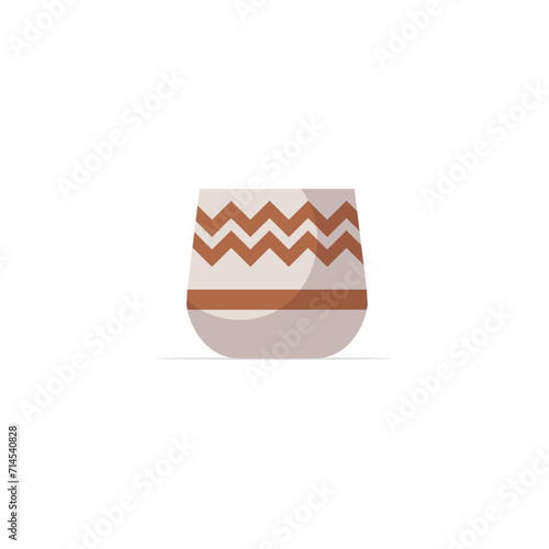 pot set with rope hanger plant