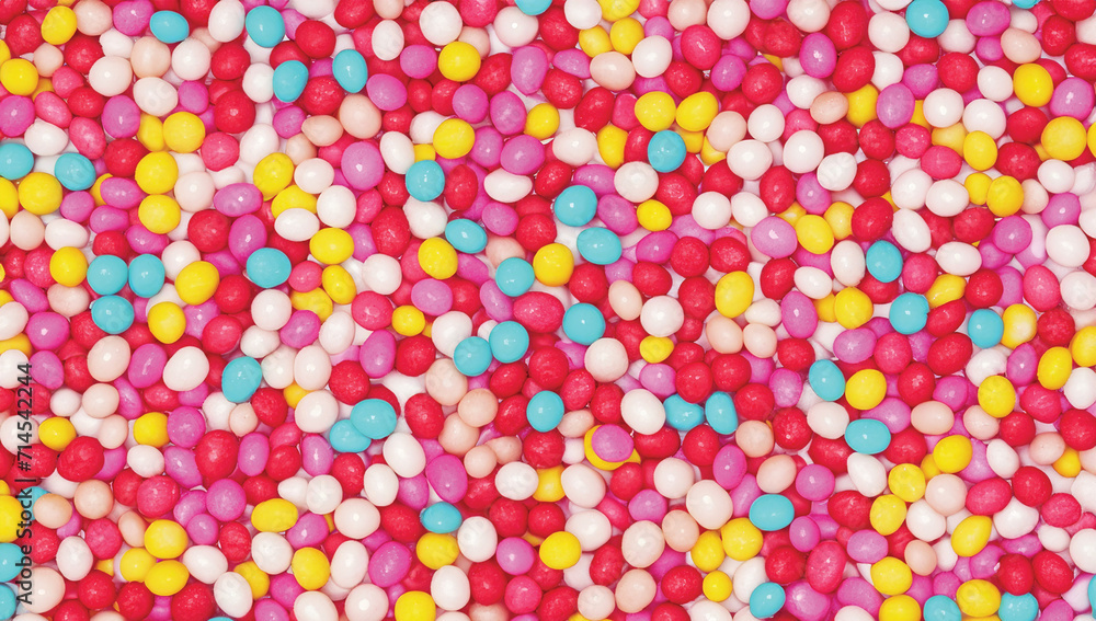 Candy Sprinkles Background Pattern 