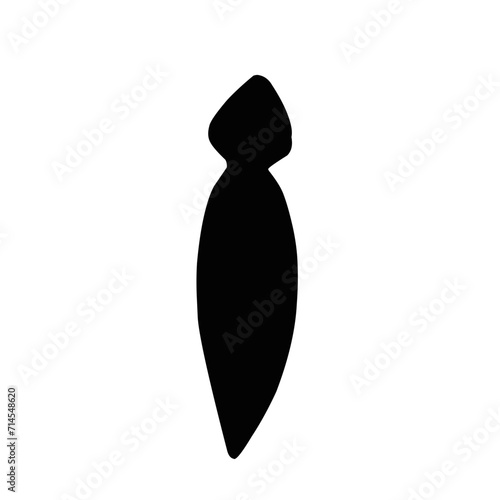 Planaria Flatworm Silhouette 