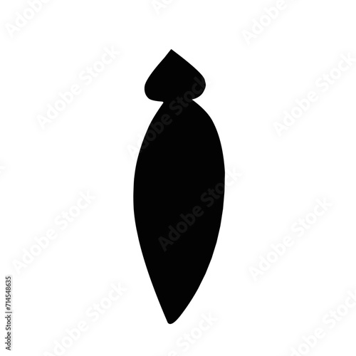 Planaria Flatworm Silhouette 