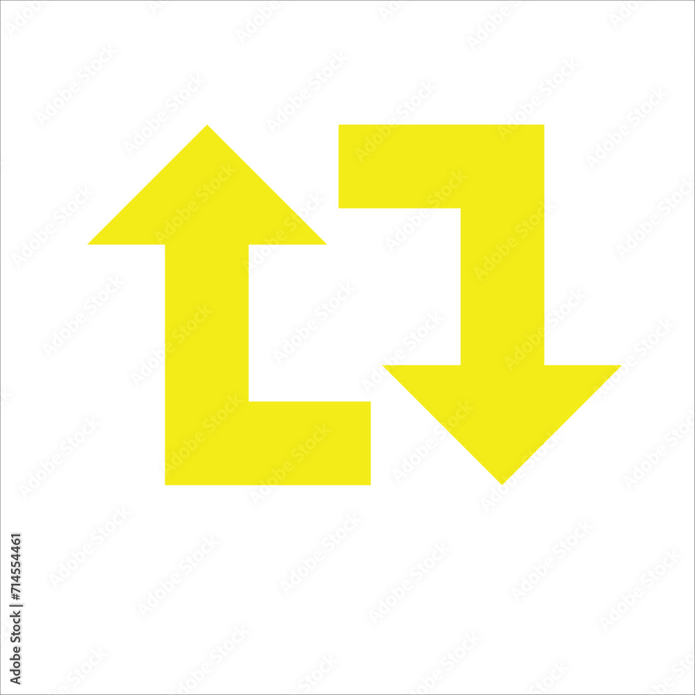 Up and down arrow flat style. Vector illustration icon isolated on white background 3 5 6 Up and down arrow flat style. Vector illustration icon isolated on white background 3 5 6
