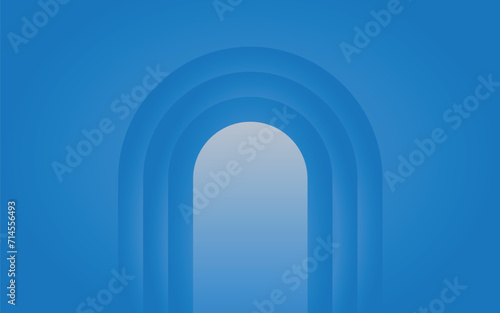 Arch in the blue