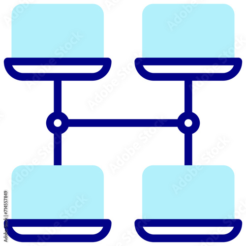 developers team filled outline vector icon