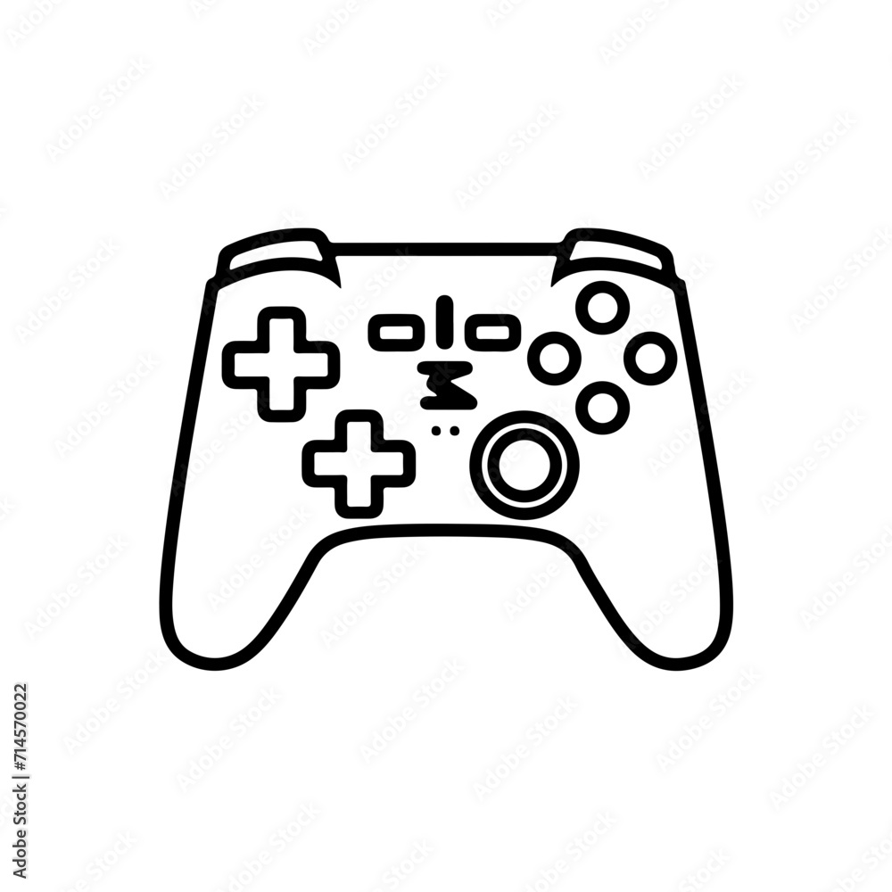 Minimalistic Game Controller Icon Minimalistic Game Controller Icon