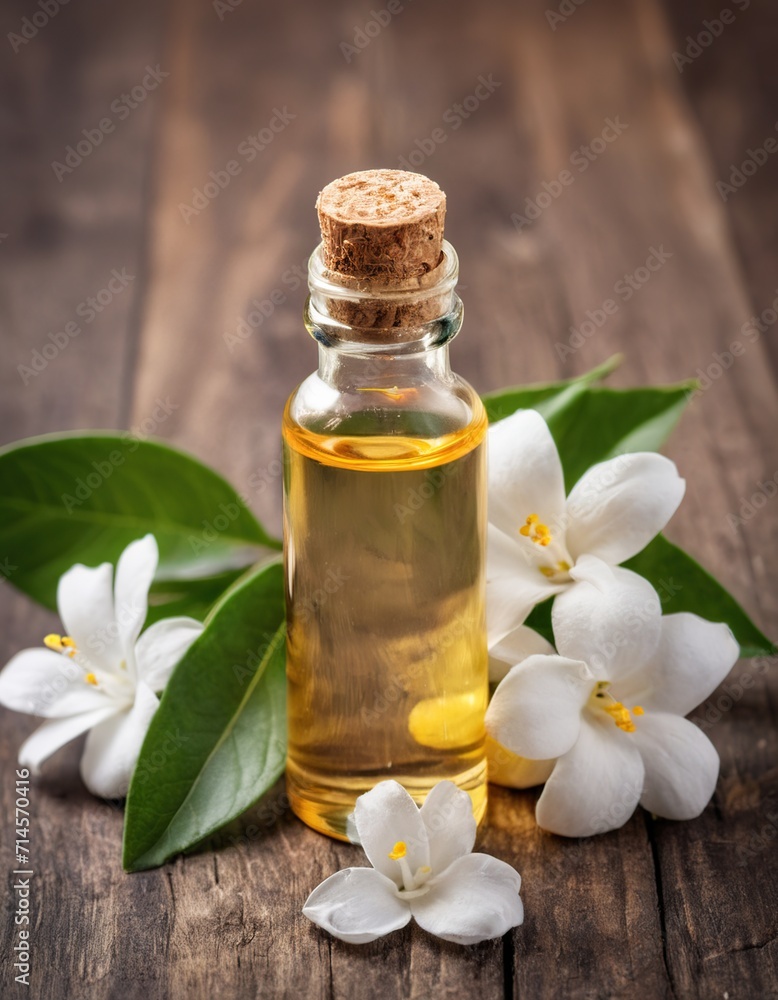 essential oil with lavender flowers essential oil with lavender flowers