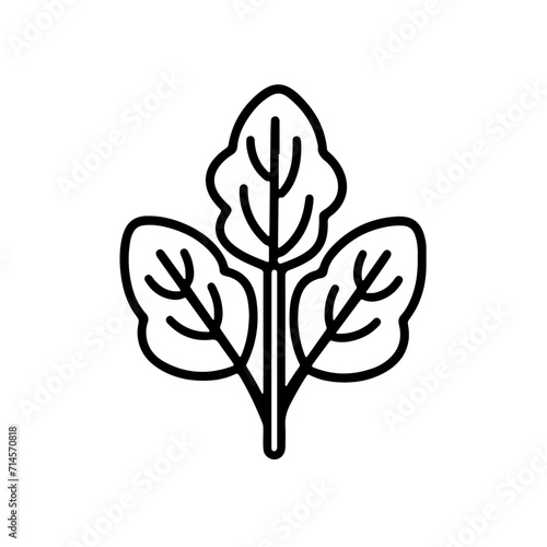 Minimalistic Spinach Icon