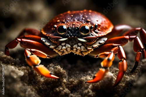 close up of a crab