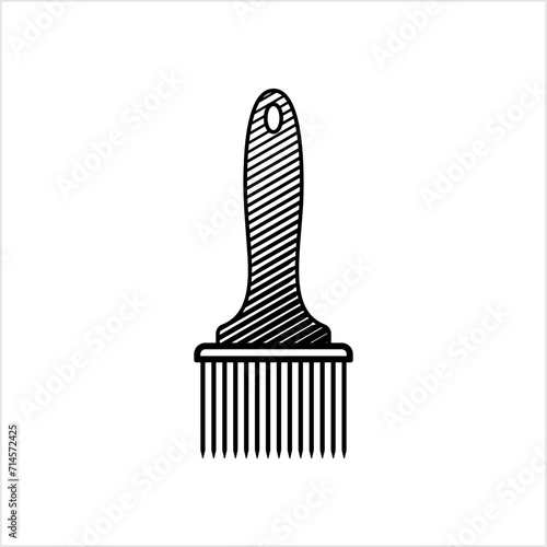 Meat Tenderizer Tool Icon, Meat Mallet, Meat Pounder For Tenderize Slab Of Meat