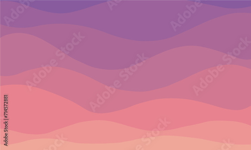 Abstract orange Background With Wave Vector Illustration