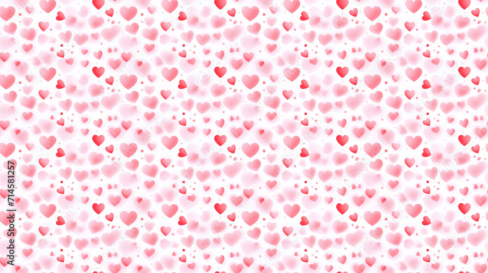 Red love hearts seamless pattern illustration. Cute romantic pink hearts background print. For screen printing, paper craft printable, wedding invitations covers, stationery designs, fabric prints Red love hearts seamless pattern illustration. Cute romantic pink hearts background print. For screen printing, paper craft printable, wedding invitations covers, stationery designs, fabric prints