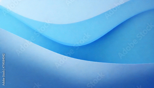 Subtle Surf: Elegant Banner Design with Light Blue Abstract Waves