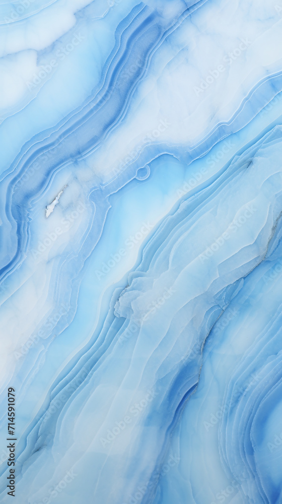 Obraz premium Marble texture background pattern with high resolution. Blue and white.