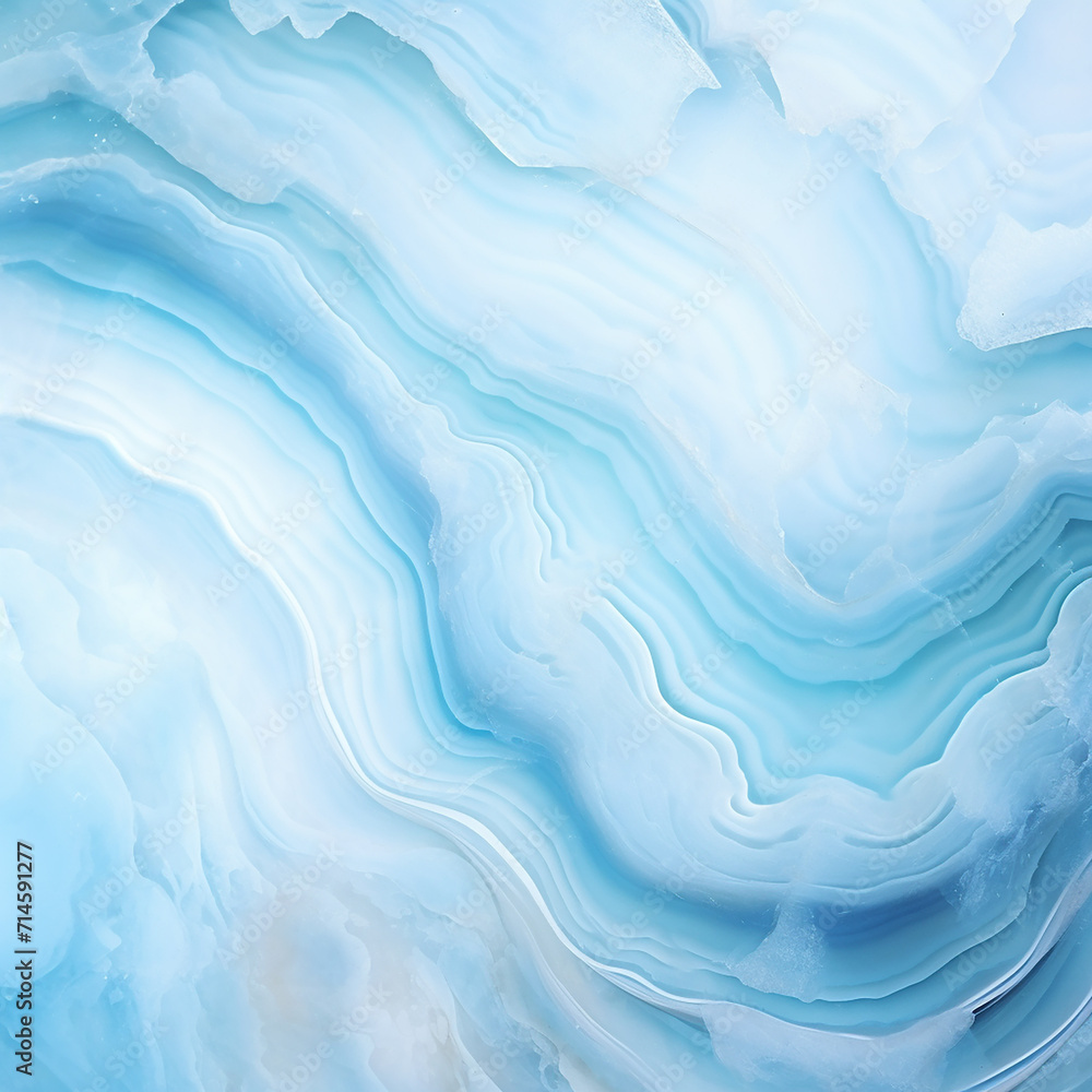 Fototapeta premium Marble texture background. Abstract blue marble pattern with high resolution.