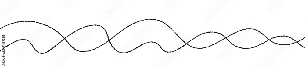 Thin wavy line pattern with flowing curves, undulating abstract background. Squiggle design for subtle. Flat vector illustration isolated on white background. Thin wavy line pattern with flowing curves, undulating abstract background. Squiggle design for subtle. Flat vector illustration isolated on white background.