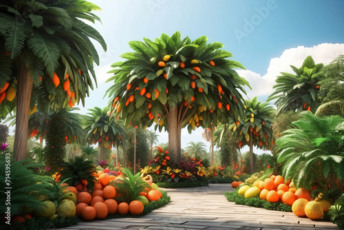 fruitful tree fantasy photo