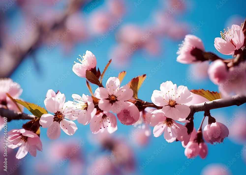 Obraz premium 青空の下の桜