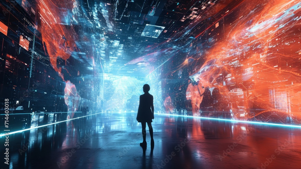 Cybernetic Dreams: An Intertwining Dance within the Virtual Symphony Cybernetic Dreams: An Intertwining Dance within the Virtual Symphony