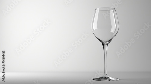  a wine glass sitting on a table with a white wall in the background and a white wall in the background with a white wall in the middle of the photo.