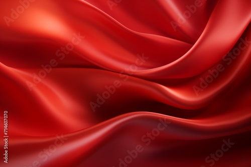abstract red silk background with some smooth lines 