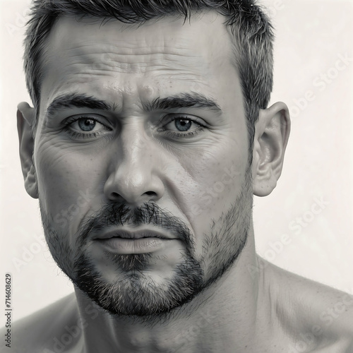 close up portrait of a man