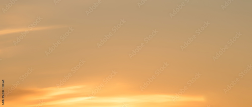  Pink and orange Blurry sky background with sun light clouds