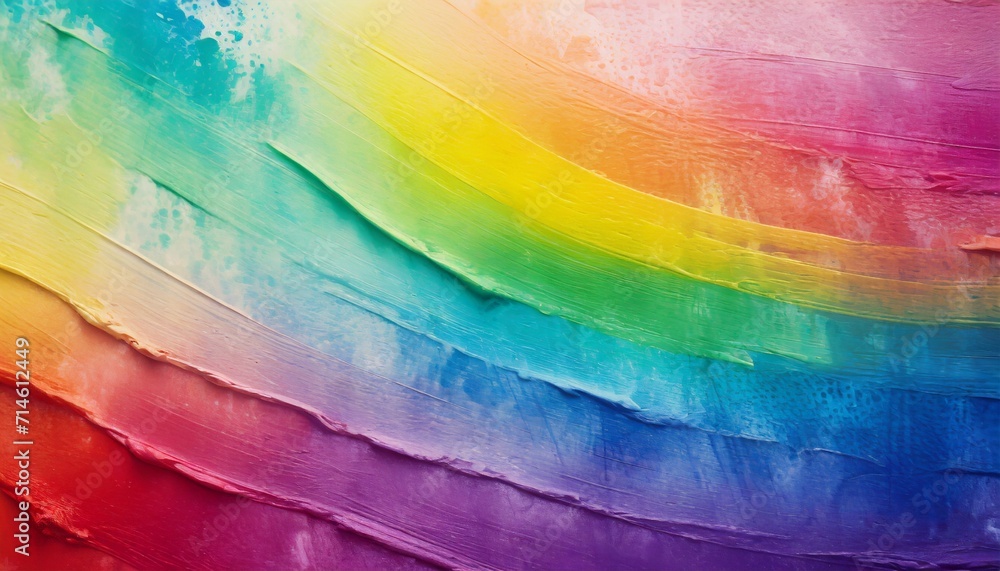 textured rainbow painted background