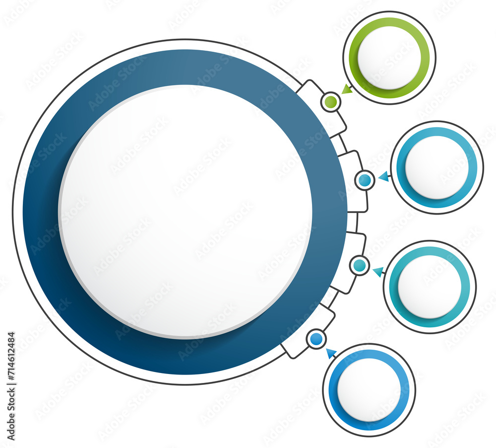 Infographic template with four steps or options, workflow, process diagram Infographic template with four steps or options, workflow, process diagram