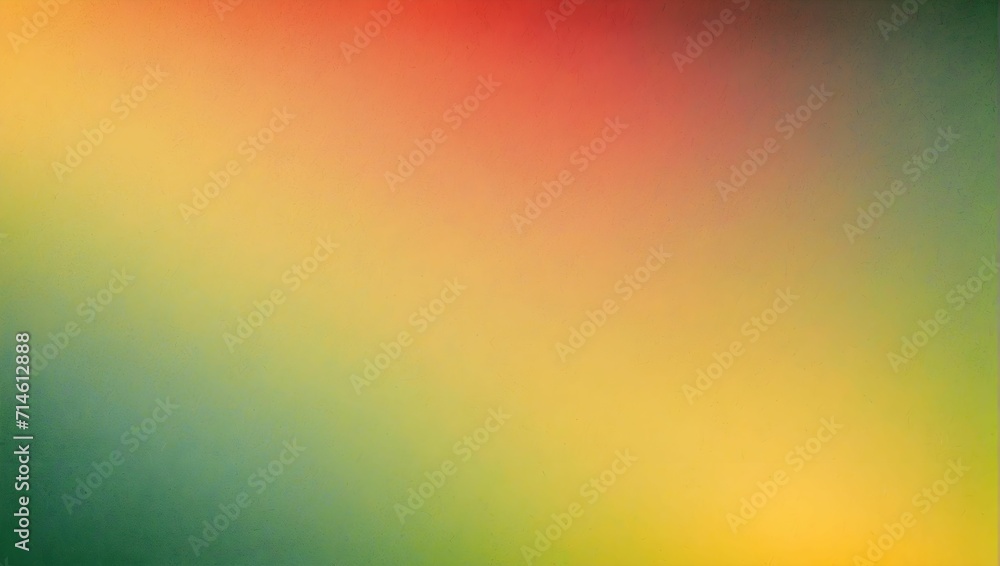 A simple noisy, grainy, yellow, green and Red gradient background. header background, banner design. generative AI