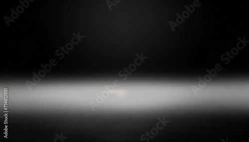 smooth black abstract background blurry wide black color gradient for display your products