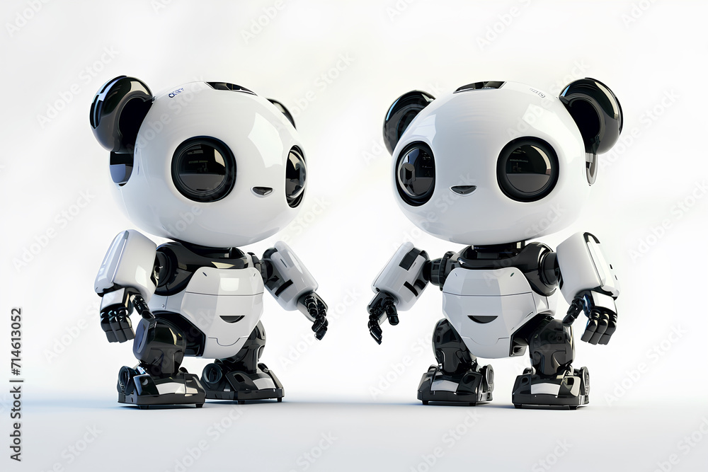 パンダ風の可愛いAIロボット パンダ風の可愛いAIロボット