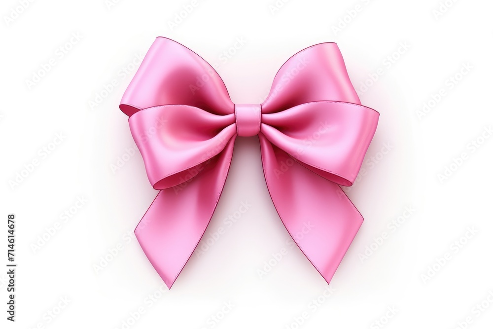 pink bow isolated on white pink bow isolated on white