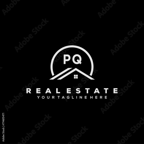 Initial Logo Real Estate Elements Stock Vector	