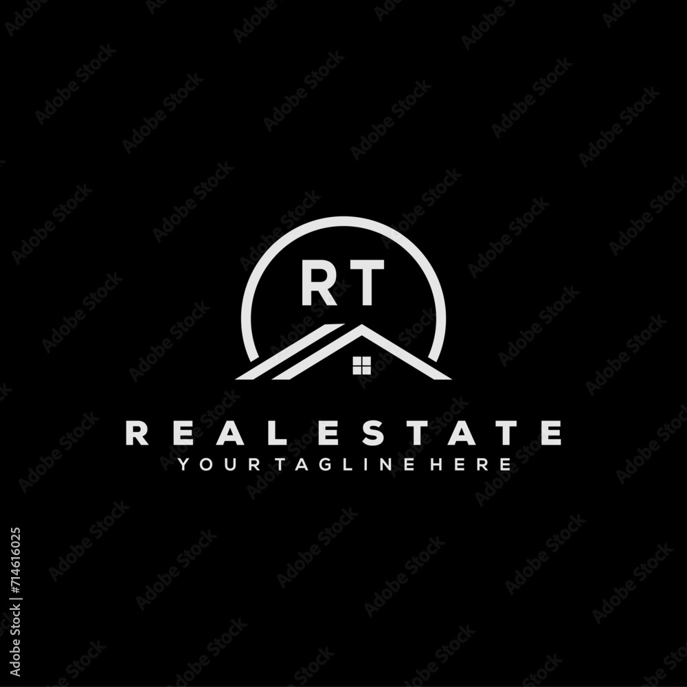 Initial Logo Real Estate Elements Stock Vector Initial Logo Real Estate Elements Stock Vector
