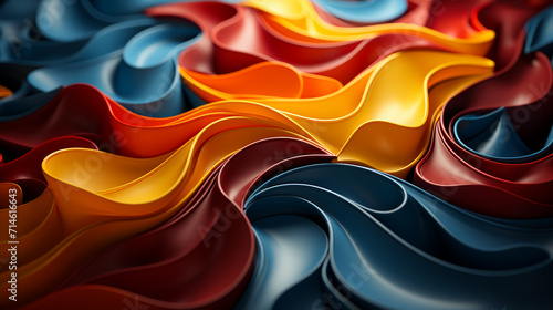 Wallpaper Mural Dynamic Abstract Background: Vibrant, Geometric, Artistic Design with Colorful, Textured, and Surreal Elements Torontodigital.ca