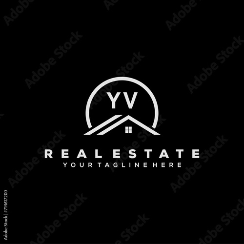 Initial Logo Real Estate Elements Stock Vector 