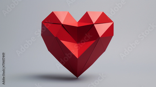 red diamond heart